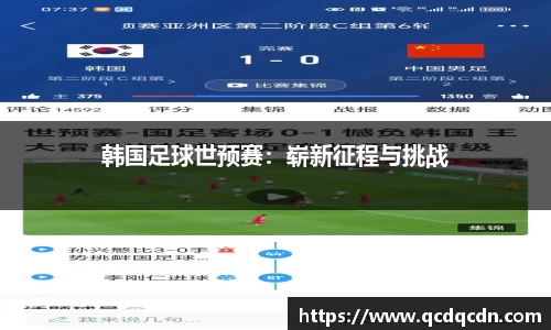 韩国足球世预赛：崭新征程与挑战